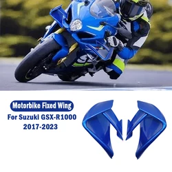 For SUZUKI GSX-R1000 GSX-R1000R 2017-2023 Motorcycle Rear Wing parts Aerodynamic Fixed Winglet Fairing Cowl Fixed Wing