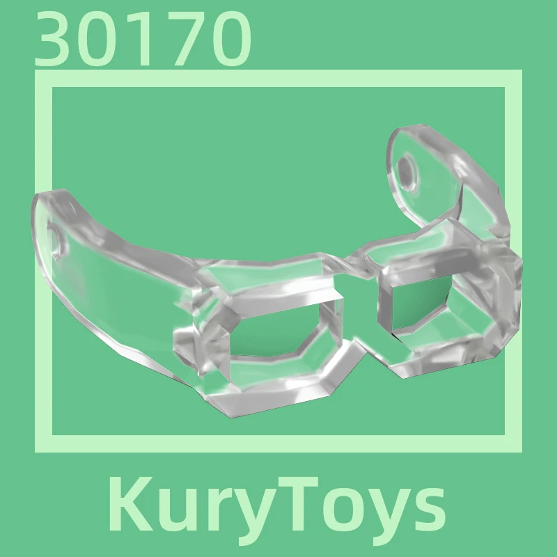 Kury Toys DIY MOC For 30170 10pcs Building block parts For Visor Goggles