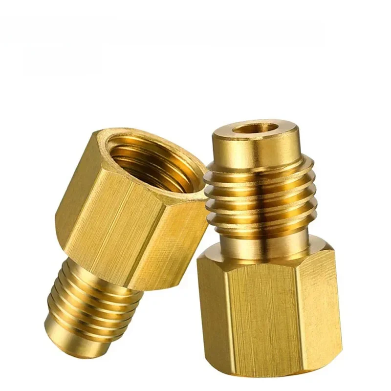 Adapter R410a 5/16 SAE F Szybkozłączki do 1/4 SAE M Flare 5/16 SAE M do 1/4 SAE — zdjęcie 2