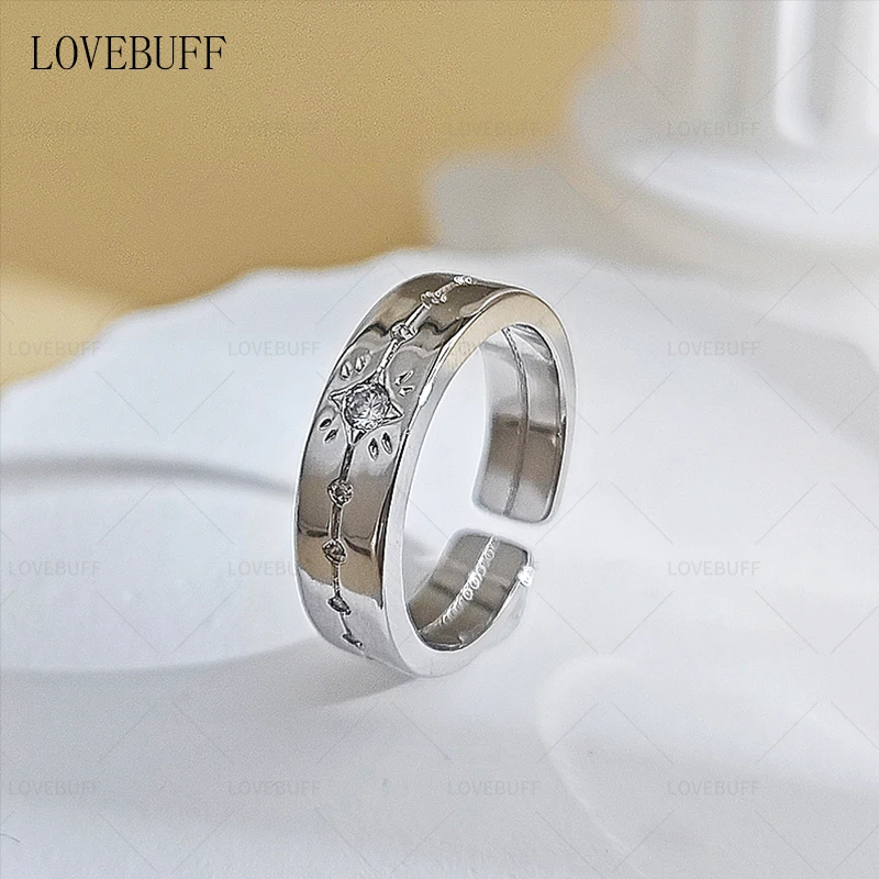 

LOVEBUFF LAD 100 Affinity Xavier Ring Inspired Platinum Plated Copper Band (Version 2.0)