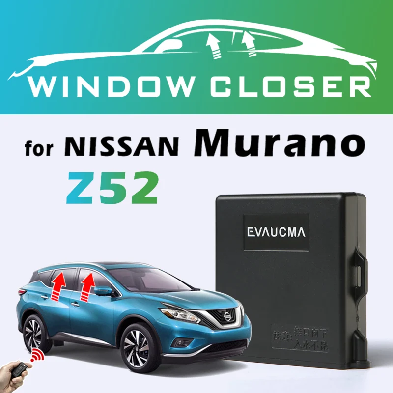 

Car Power Window Closer Close Switch For Nissan Murano Z52 2015-2024 Remote Car Auto WindowsRoll Up Automatically Accessories