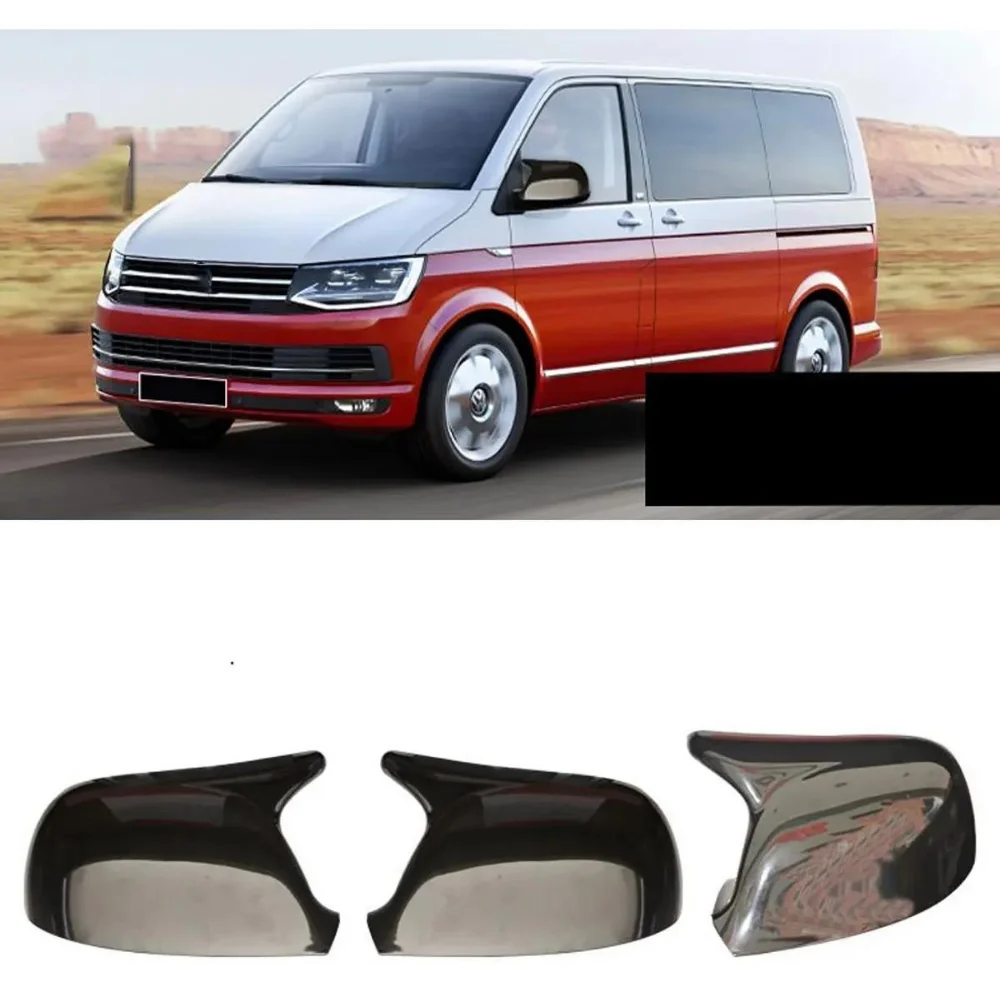 For Volkswagen Transporter T6-T7 2010 - 2022 Bat Style Mirror Cover Car Accessories Rearview Mirror Cover 2 Pieces Cover Tuning