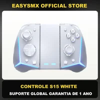 EasySMX S15 L/R Joypad controlador RGB inalámbrico Compatible con Nintendo Switch/OLED, giroscopio, Amiibo, efecto Hall, para Pokemon