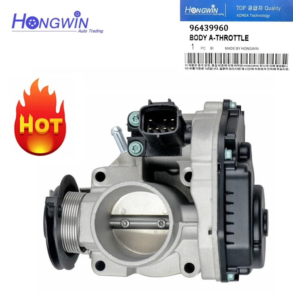 Genuine No.:96439960 Engine Throttle Body Assembly Compatible For Deawoo Chevy Chevrolet Matiz Spark M200 1.0L 96611290 96447910