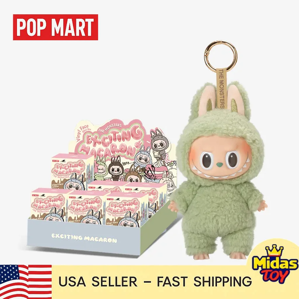 

100% Authentic PopMart Labubu Macaron Series The Monsters Blind Box, Collectible Doll Toy, Surprise Mystery Figure, Perfect Gift