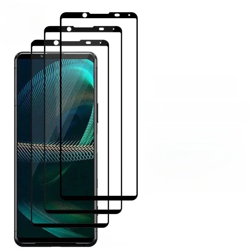 1-3 sztuki Pełna folia ochronna ze szkła hartowanego do Sony Xperia 1 5 10 V Osłona ekranu do Xperia 1 5 10 II III IV Glass — zdjęcie 2