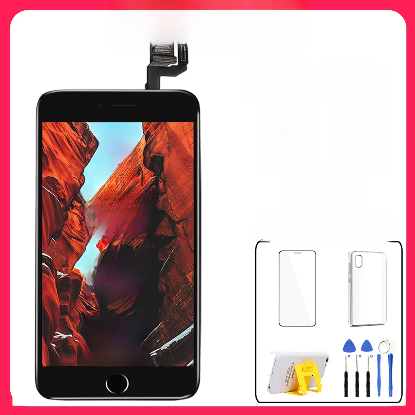 AAA+ Wyświetlacz do iPhone 5 5C 5S SE 2016 Ekran LCD Dotykowy Digitizer Pełny zestaw zamienników Kompletny montaż Pantalla+Front Camera — zdjęcie produktu 7