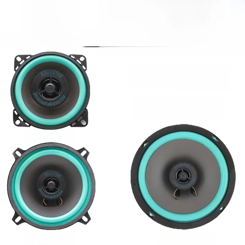 2 Stuks 4/5/6.5 Inch Auto Luidsprekers Hifi Coaxiale Autodeur Subwoofer Universele Automotive Audio Muziek Full range Truck Stereo Speaker - afbeelding 2