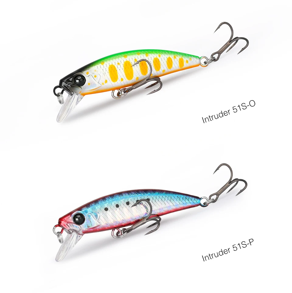 TSURINOYA Intruder 51S Sinking Minnow Stream Fishing Lure 51mm 5,8g Künstlicher Hartköder für Forellen, Ajing, Jerkbait, Flussköder – Detail 5