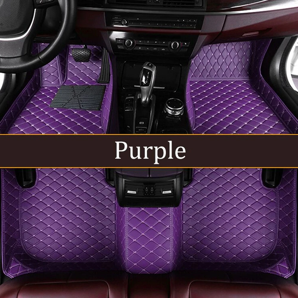 

Car Floor Mats For Mercedes S-Class Extended version 4seat 2014-2019 Leather Waterproof Accessories Cover Auto Carpets Liners