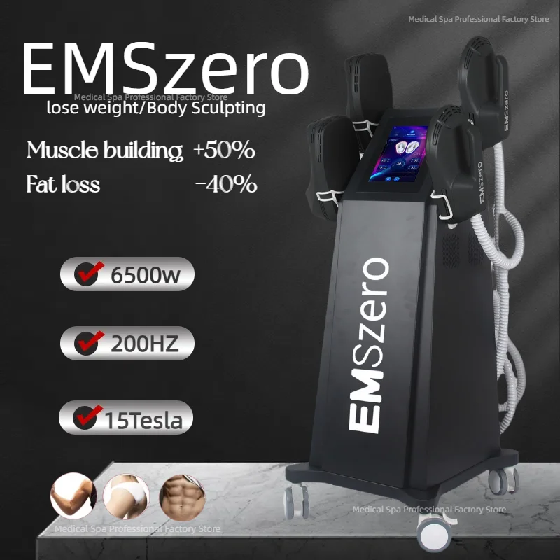 

EMS EMSzero Body Sculpting Nova Electromagnetic Sculpt Muscle Stimulator Shaping Equipment for Salon sculpt 6500W Machine