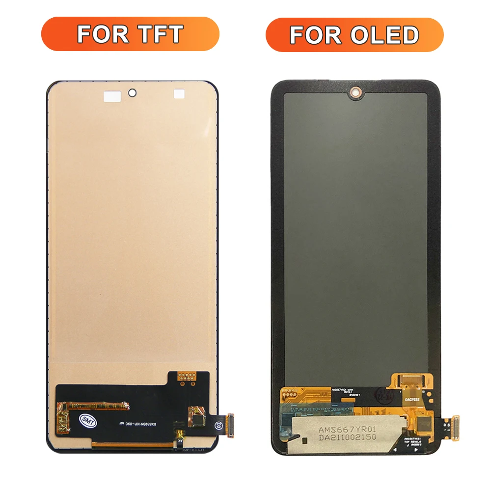 6.67\'\' AMOLED For Xiaomi Redmi Note 11 Pro 5G LCD Display Screen Touch Panel Digitizer For Redmi Note 11 Pro (Global) 21091116I