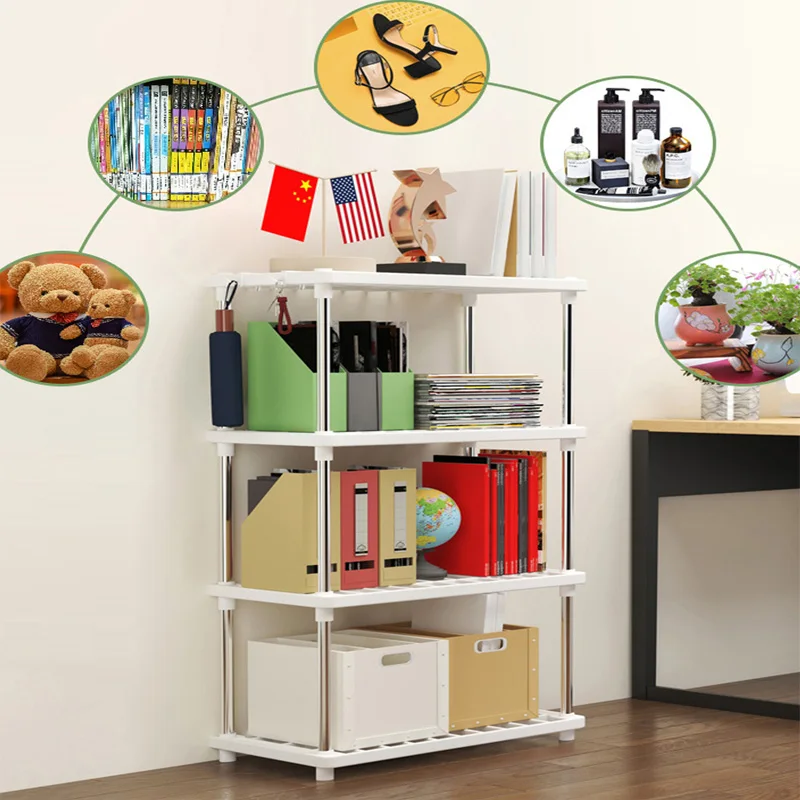 4 الطبقات الحديثة الحد الأدنى قائما بذاته وجبة خفيفة تخزين الرف لغرفة النوم المطبخ غرفة المعيشة اكسسوارات تنظيم المنزل وتخزين الحمام