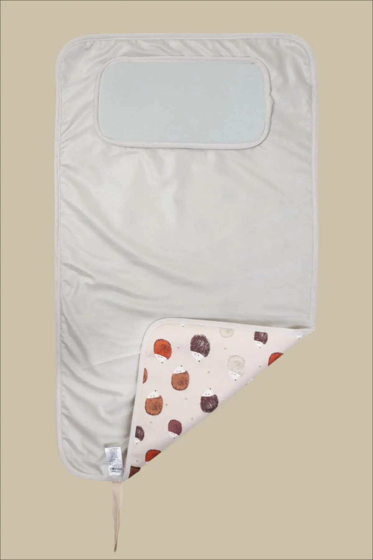 Cambiador de pañales plegable para bebé, alfombrilla de esponja, impermeable, para recién nacido