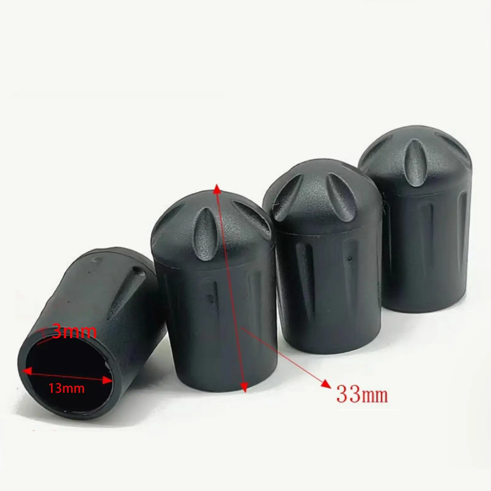4 Pieces Felt Furniture Pads Hardwood Floor Protectors for Chair Legs 2.0cm Inner Diameter Non-Slip Covers Laminate Floors view 5