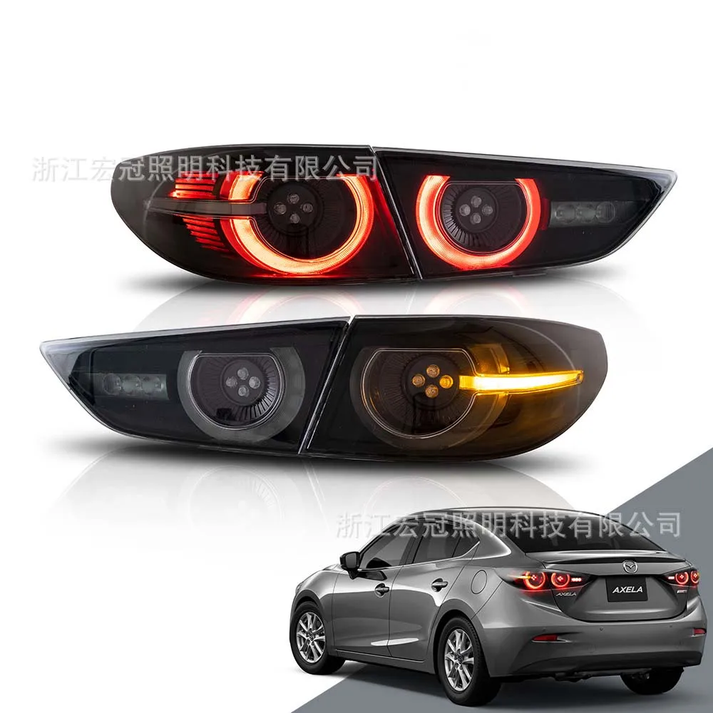 Car Accessories LED Taillight Assembly For Mazda 3 Axela 2019-2021 Fog Brake Reverse Parking Running Lights Rear Lamp