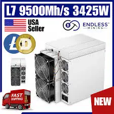 

Лучшая покупка постоянного тока 3 получите 2 бесплатных Bitmain Antminer L7 9500Mh/s 3425 Вт-Входное напряжение переменного тока 200 ~ 240