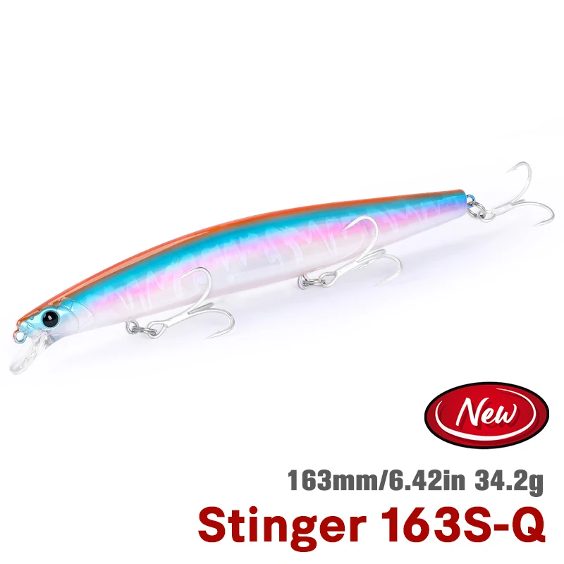 Tsurinoya stinger 163s sinkende Elritze sw Spiel Angel köder 163mm 34,2g Power Fishing Modell See barsch Flunder an Land großen Köder