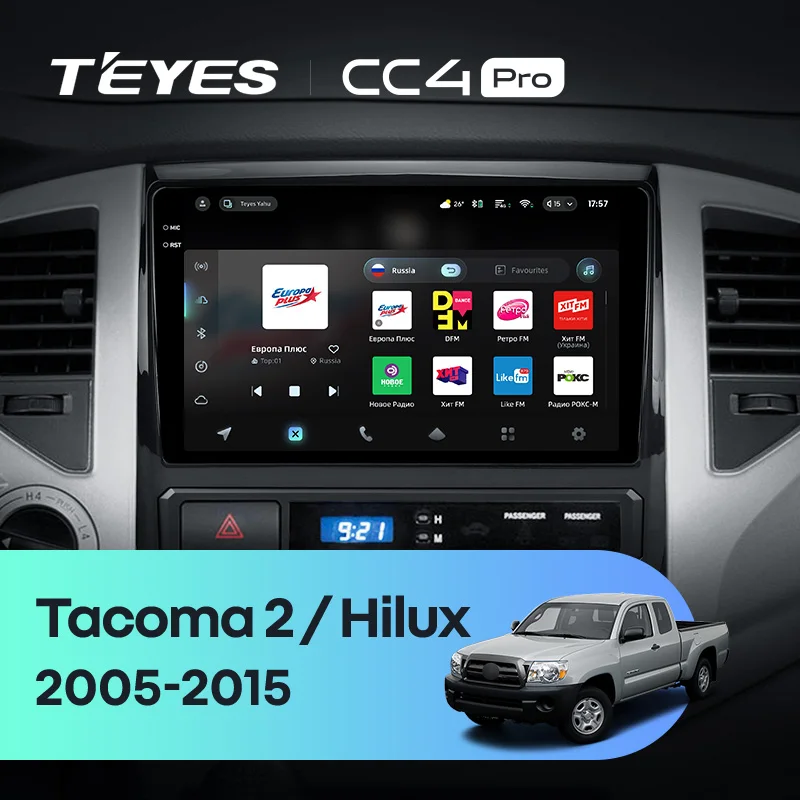 TEYES CC4 PRO For Toyota Tacoma 2 N200 Hilux 2005 - 2015 CarPlay Auto 2DIN Autoradio Car play Radio Multimedia Stereo