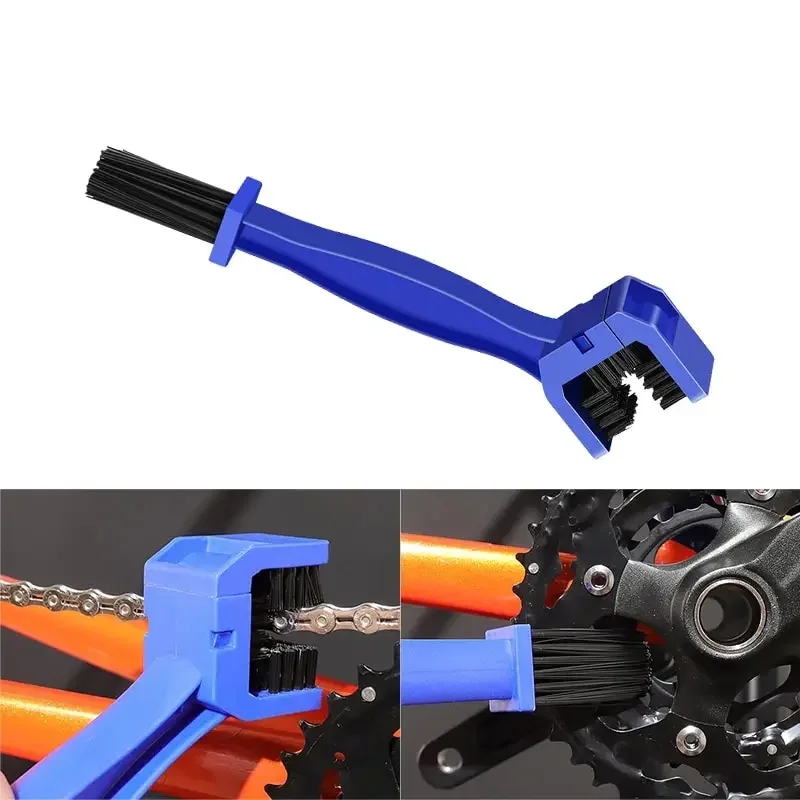 AliExpress NONE 1pcs Motorcycle Bicycle Chain Cleaner Chain Brush for Mountain Road Motorbike Outdoor Cycling Flywheel Cleaning Tool Accessories