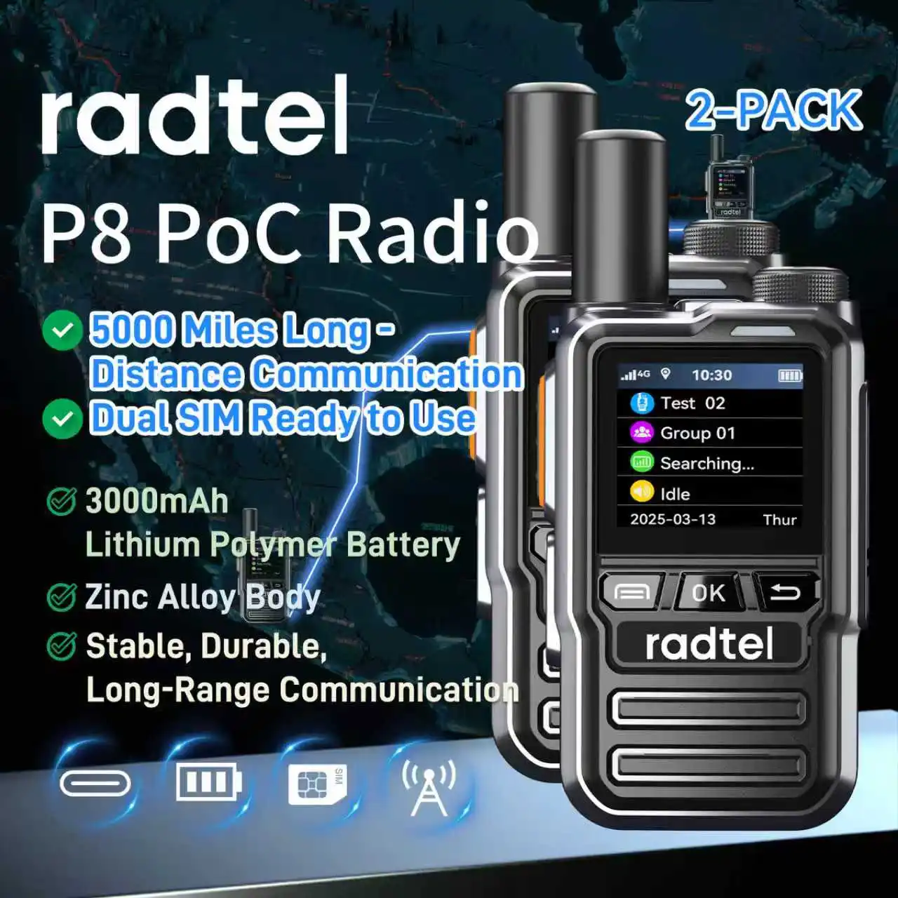 Radtel P8 Poc Radio… - image