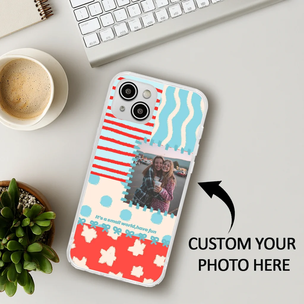 

Чехол для телефона на заказ Персонализированный индивидуальный узор и текст Романтический подарок на годовщину Семейная пара Друг Домашнее животное