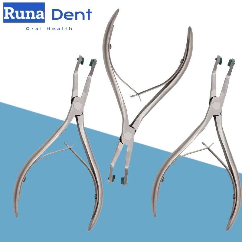 

3pcs Dental Autoclavable Crown Remover Plier Forceps Stainless Steel for Removing Temporary Teeth Veneers Crowns