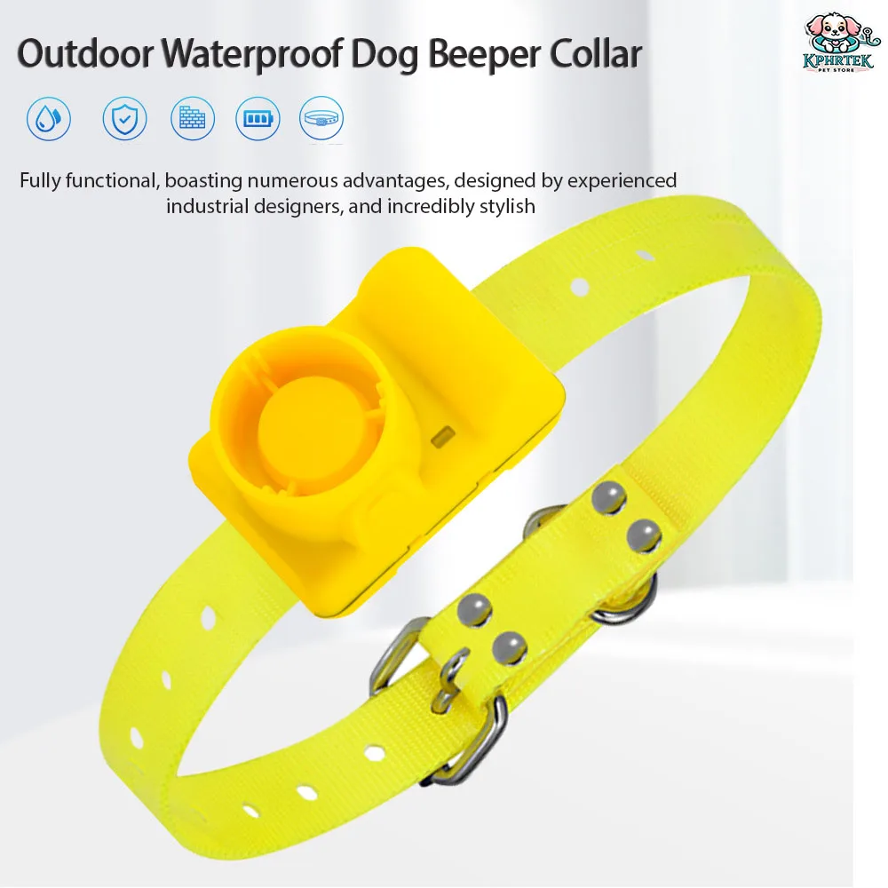 

Outdoor Waterproof Dog Collar Buzzer Tracking Trainer Training Beeper Collar