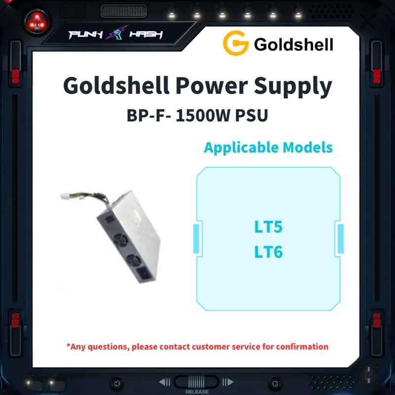 Original Goldshell PSU ASIC Miner Power Supply BP-F BP-H 3300W 1500W Miner Parts for KA BOX  CK5 LT5 LT6 Half Year Warranty