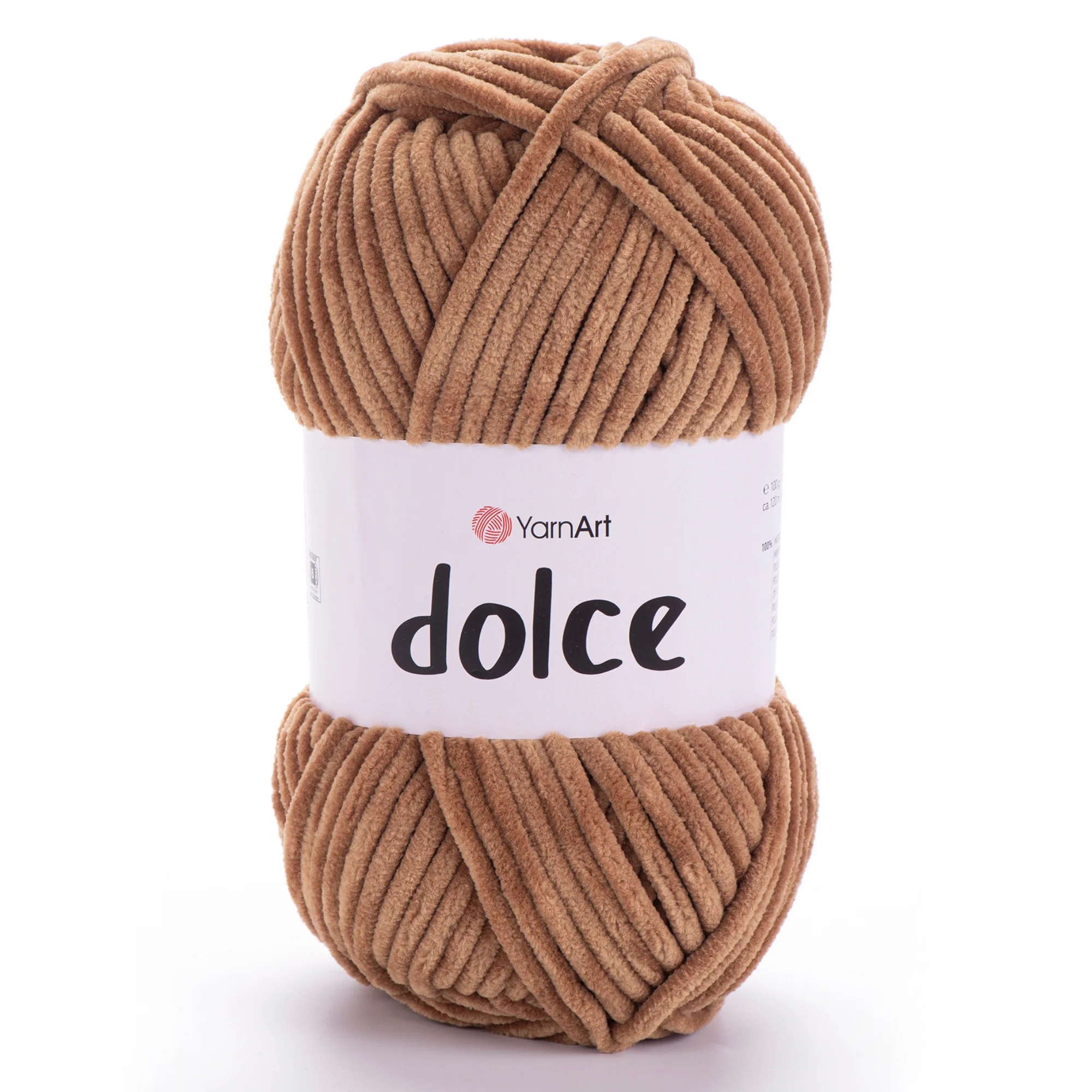 Yarnart Dolce 100g Soft Warm Velvet Chenille Yarn for Hand Knitting Amigurumi Doll Baby Knitwear Scarf Blanket Sweater Cardigan