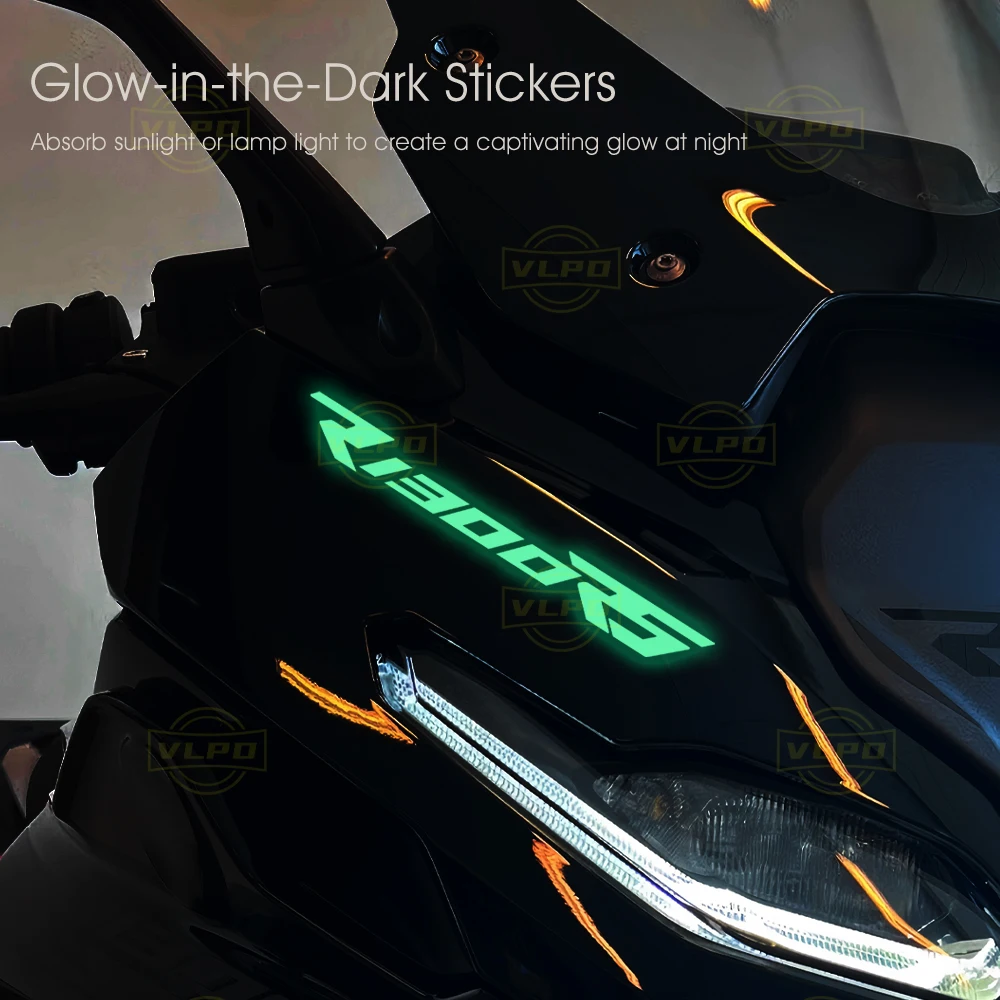 Motorcycle Glow Stickers Waterproof Decal for BMW R1300RS R 1300 RS R1300 1300RS 2025 2026 Motorbike Decoration Accessories