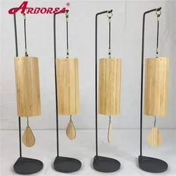 Arborea Outdoor Bamboo Wind Chime Chord Home Decor Handy Meditation Bell Natural Healing Sound Gifts
