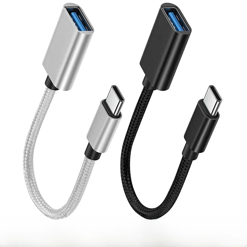 Adapter kabla OTG typu C Złącze USB na złącze typu C do Xiaomi Samsung S20 Huawei OTG Konwerter kabla danych do MacBooka Pro — zdjęcie 2