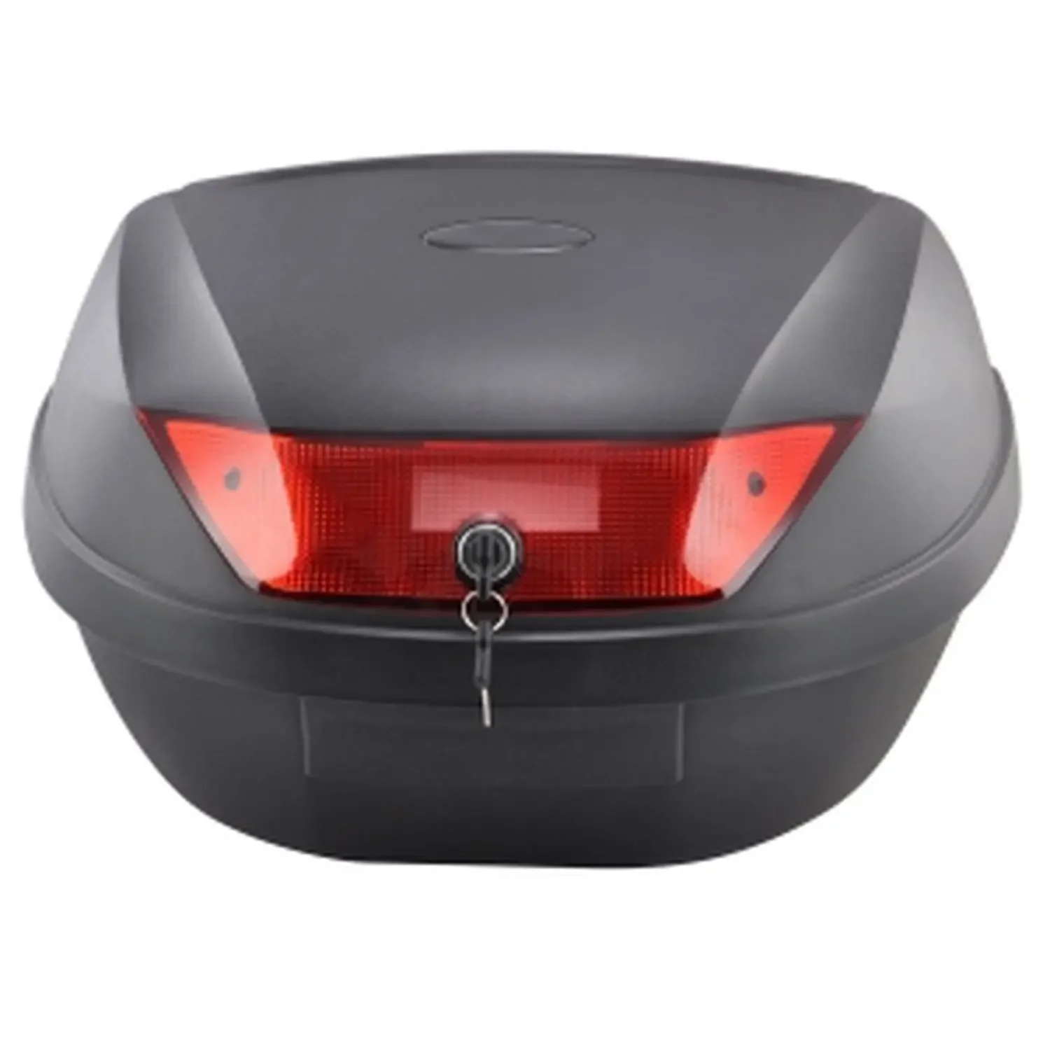Universal Motocicleta Trunk, Scooter Mala para 2 capacetes, porta-garrafas, XXL, 48 L