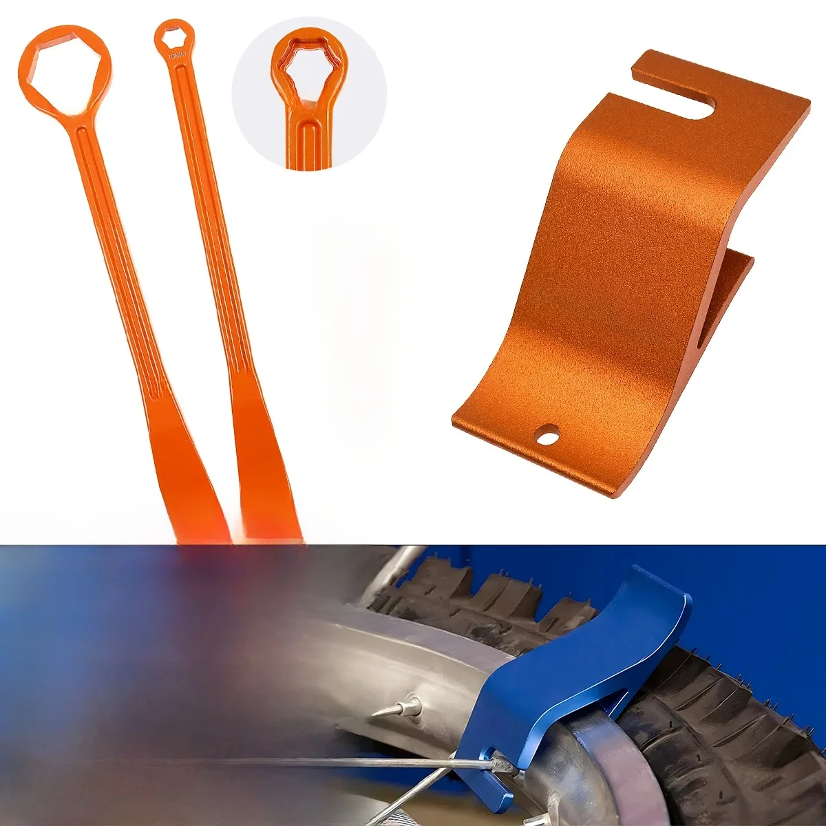 AliExpress LFMT Motocross Tire Repair Tyre Lever Wrench Tool For KTM Husqvarna Husaberg Honda Kawasaki Suzuki Dirt Bike Universal