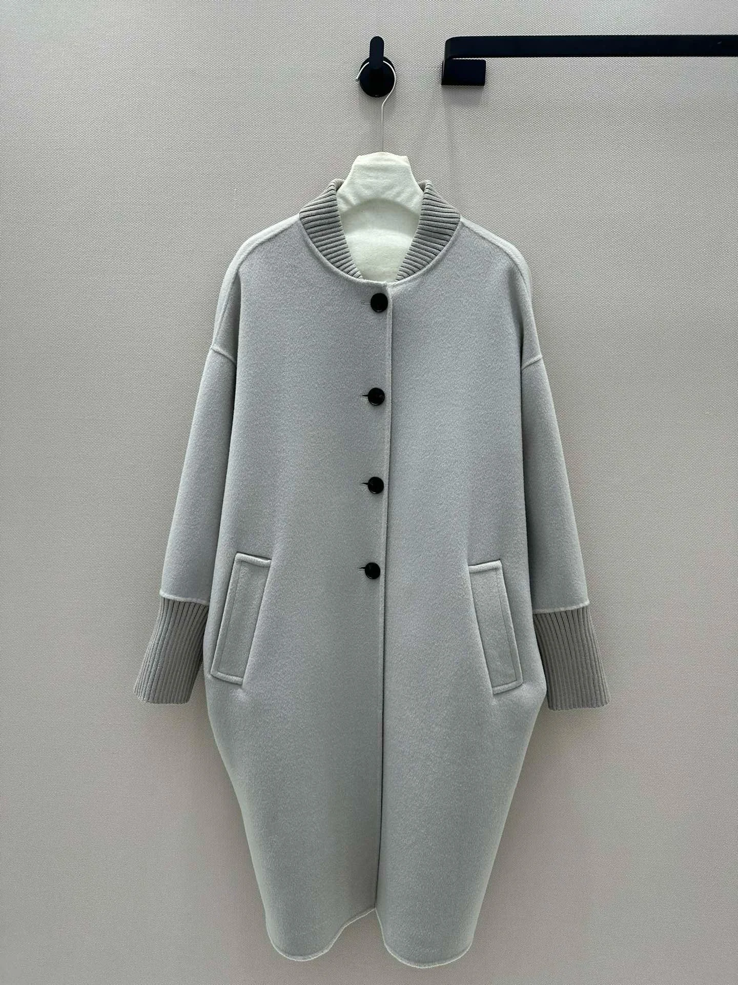 Elegant handmade cashmere coat