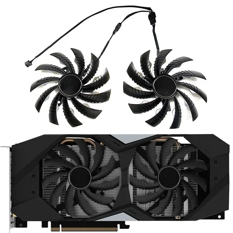 NOWY wentylator 95MM 4PIN PLD10010S12H/PLD10010S12HH GTX 1650 1660TI GPU ， Dla Gigabyte RTX 2070 ， RTX 2060 SUPER Wentylator chłodzący kartę graficzną — zdjęcie produktu 7
