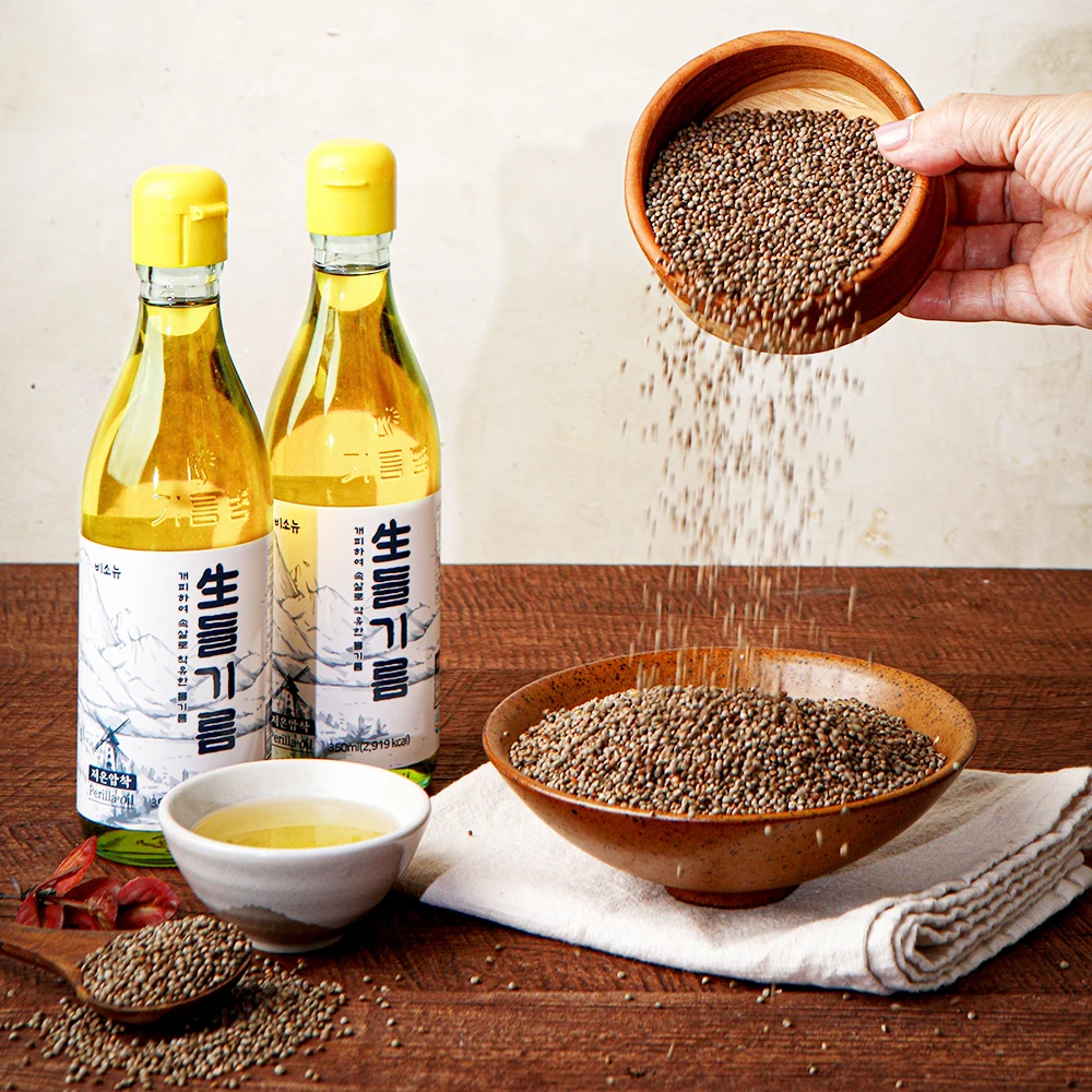 저온압착 들기름 생들기름 350ml - 3