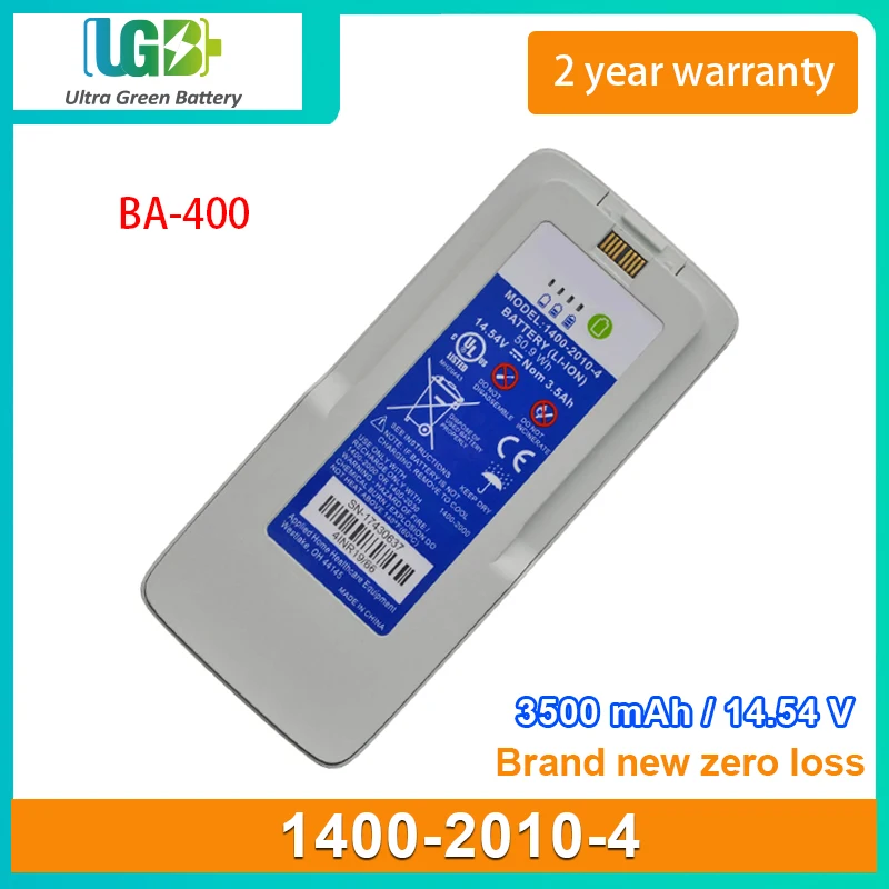 

UGB New 1400-2010-4 battery For Inogen G4 OxyGo FIT BA-400 1400-2000 1400-2030 Series battery 14.54V 3500mAh