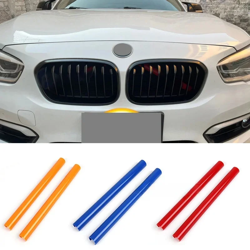 Cadre de couverture de calandre avant, 2 pièces, garniture pour BMW G01 G02 G05 G06 G07 G30 G38 G32 G11, bandes de garniture de calandre, accessoires automobiles