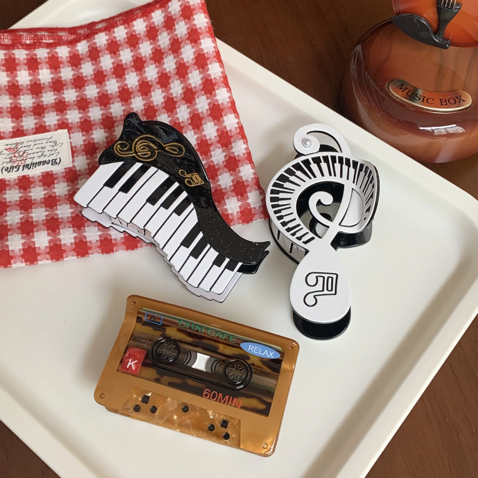 Pinces à cheveux en acétate su - Musical Instrument Japan avis et prix