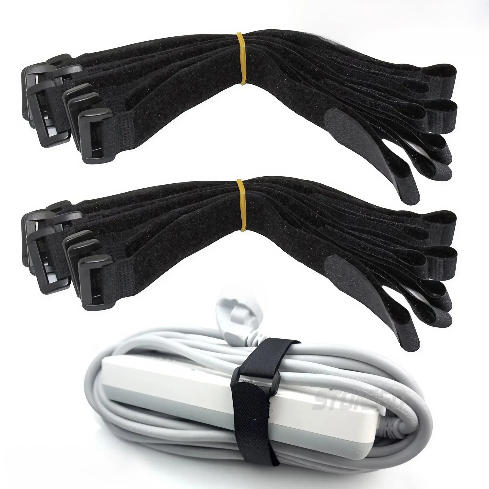 AliExpress STONEGO 10 PCS 2*50cm Reusable Fastening Bike Tie Nylon Hook & Loop Durable Multil Purpose Self-adhesive High Quality Strap Cable Ties