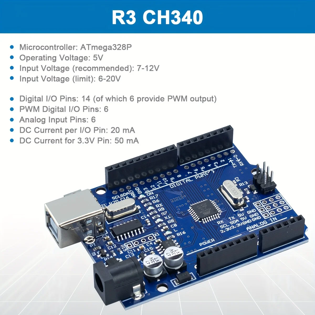 Basic Starter Kit for Programming Projects Electronic Components Kit Electronics Set with Tutorial