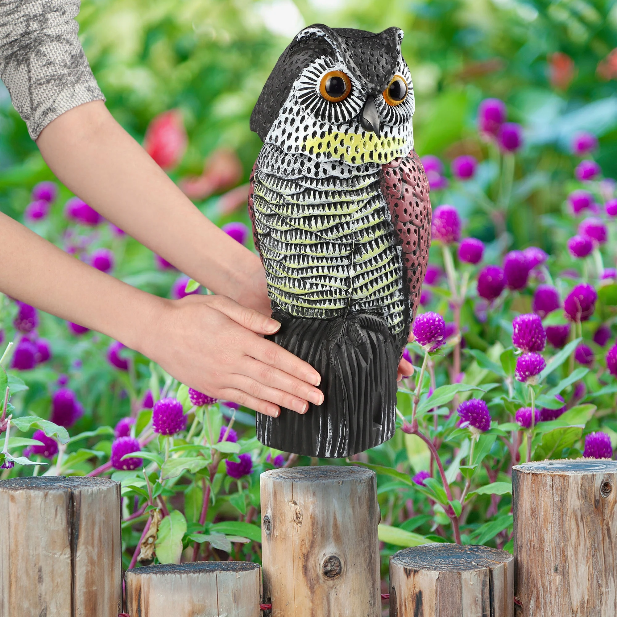 Oorbeweegbare Kop Voor Tuin Kadax Vogel Repeller Duif Spreeuwen Voor Vogels