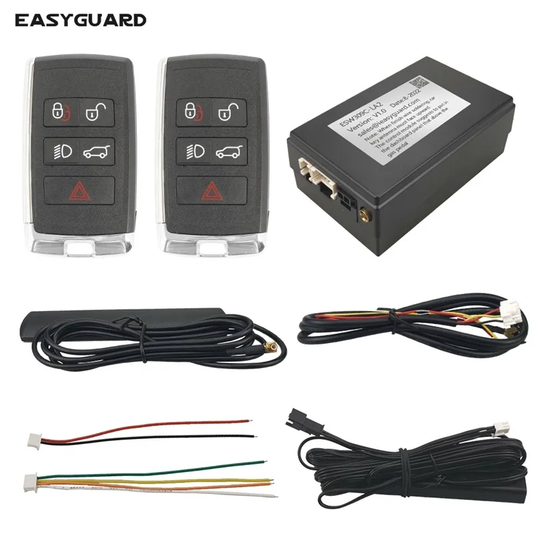 EasyGuard Smart Key PKE Kit Fit For Land Rover with Factory Push Start Button DC12V Keyless Entry Enable And Disable