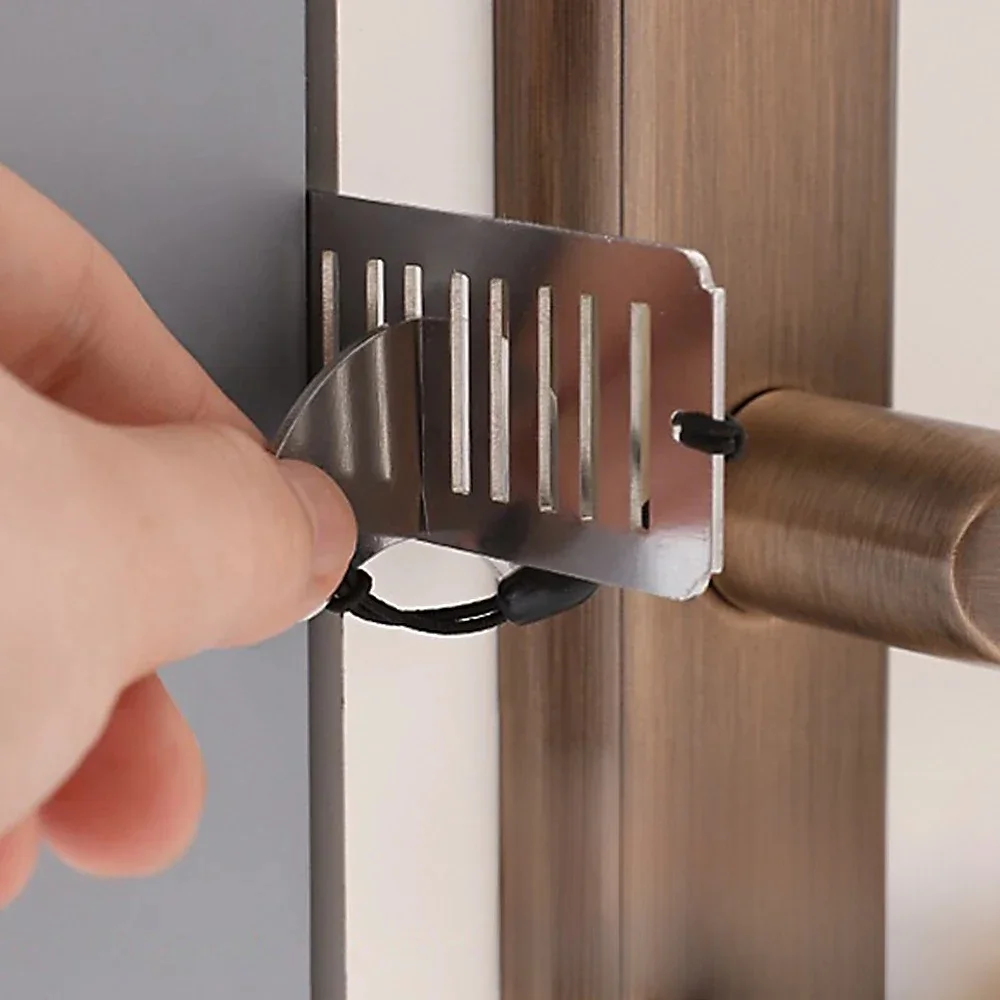 Verrou de porte portable pour la sécurité à domicile et en voyage, verrou supplémentaire pour plus d'intimité et de sécurité dans la chambre, hôtel, appartement, dortoir, butée de porte