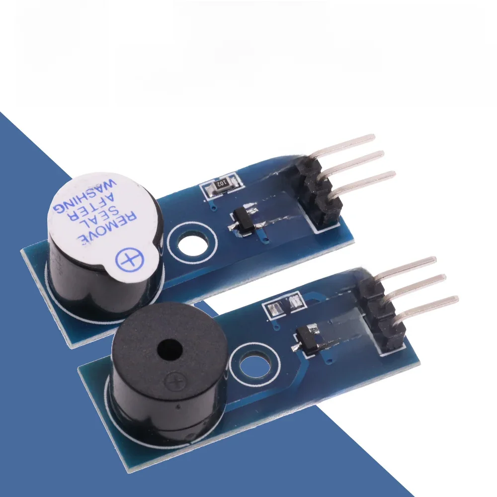 Module de sonnerie active/passif de haute qualité, DC 3.3-5V pour voiture intelligente Arduino, Kit de bricolage, panneau de commande de déclenchement de bas niveau, capteur sonore