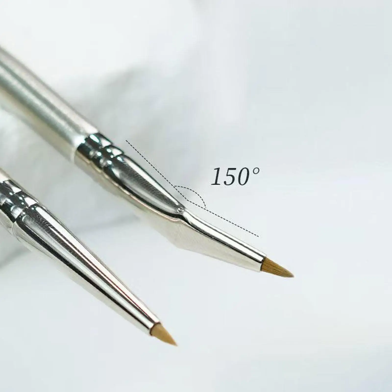 アイライナーブラシポータブルメイクブラシメイクアップアーティスト初心者プロフェッショナル斜め細かい角度アイライナーブラシメイクアップツール