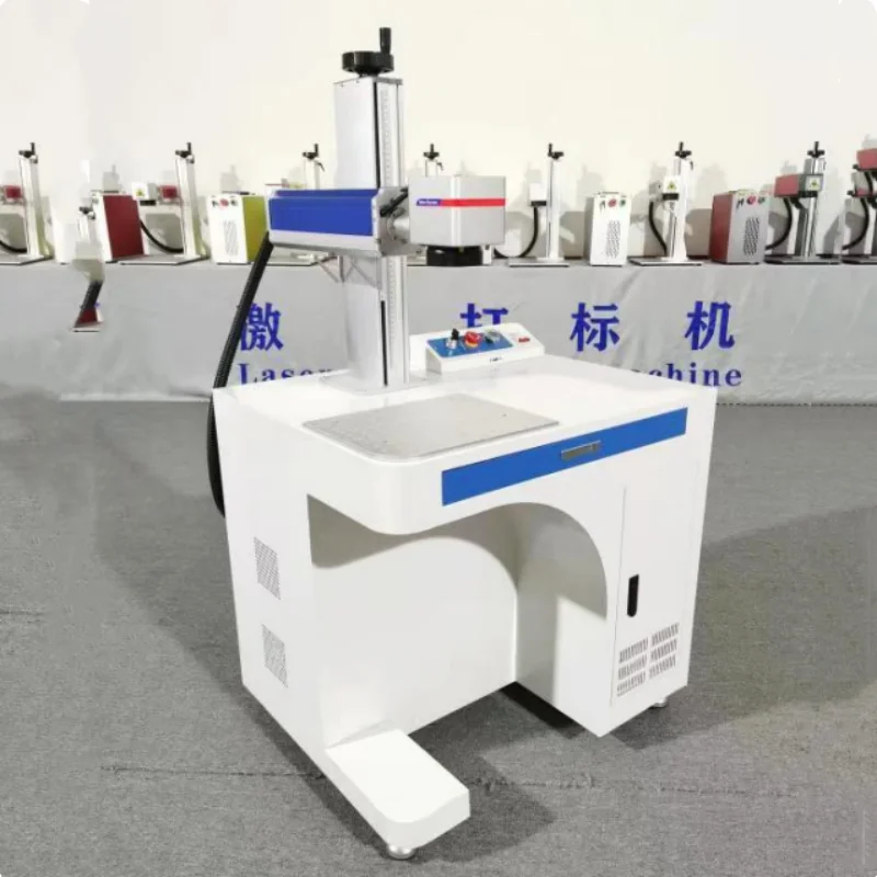

Desktop Raycus Fiber Laser Marking Machine for Metal Stainless Steel Aluminum Gold Silver Engraver with 20w 30w 50w Laser Marker