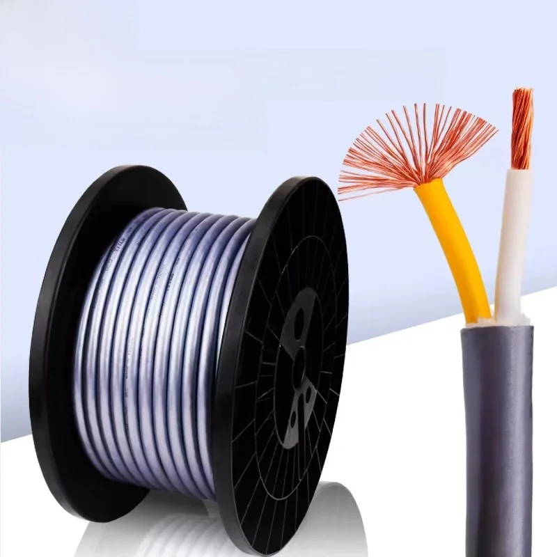 YYTCG-Câble haut-parleur HiFi en cuivre pur 6N OCC, câble en vrac pour bricolage, haute qualité, 1m, 3m, 5m